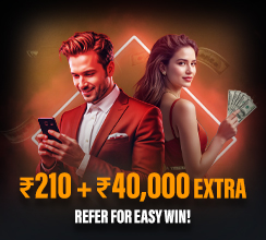 Our Refer A Friend program is on fire. Earn ₹210 for every successful referral, plus up to ₹40,000 in extra monthly income. Add daily cash commissions and start rallying your squad today!